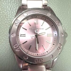 Juicy Couture Blush Pink and Silver Watch